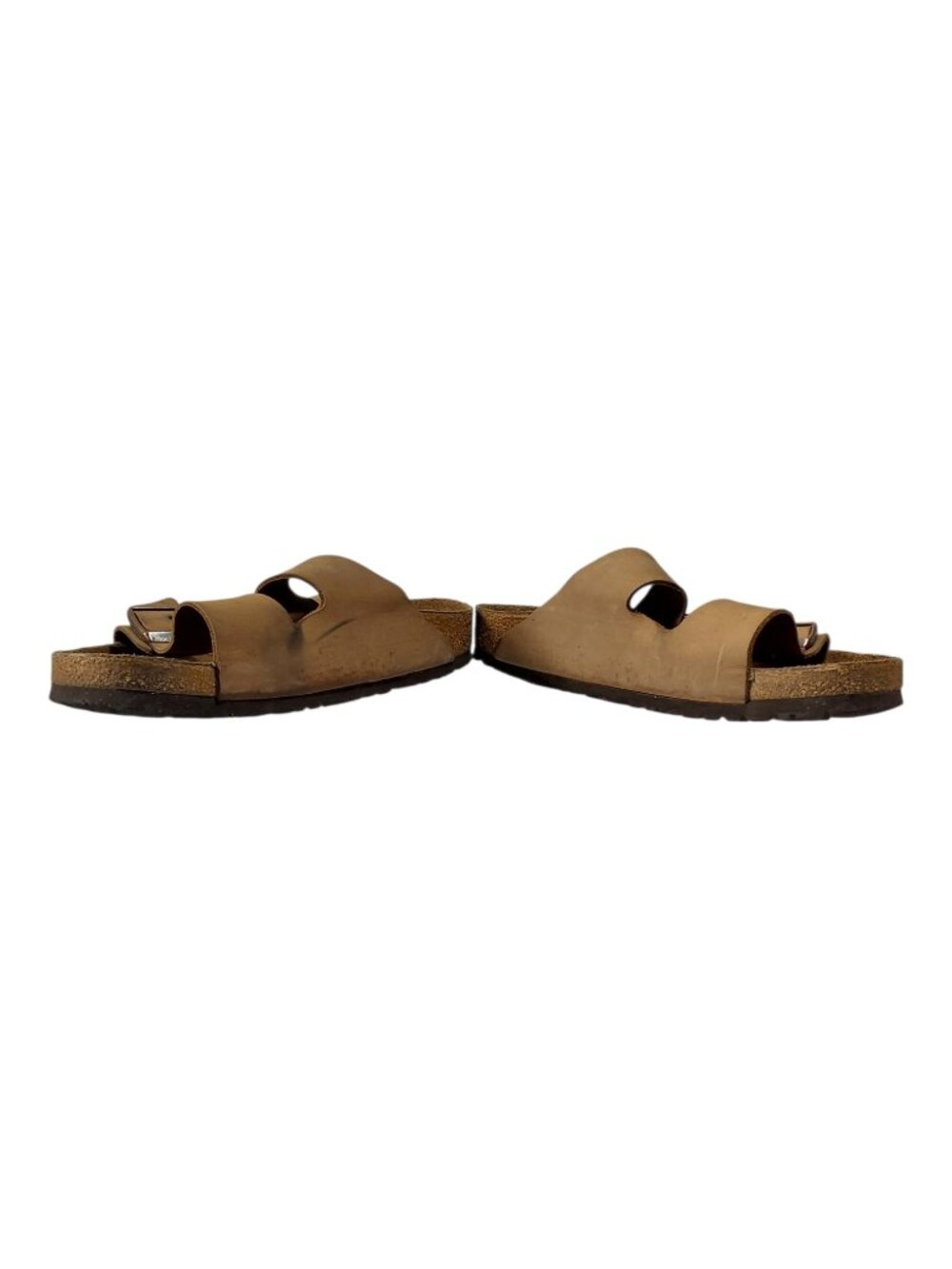 Birkenstock Arizona Brown Oiled Leather Two-Strap Sandal 42 Wide (M9, L11) - Picture 6 of 9
